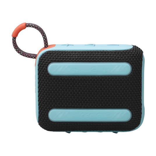 JBL Go 4 - Black and Orange - Ultra-Portable Bluetooth Speaker - Back image number null